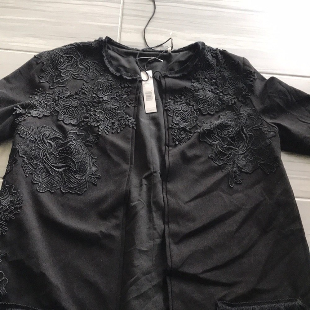 T Tahari Colette Tassel Jacket - Picture 3 of 6